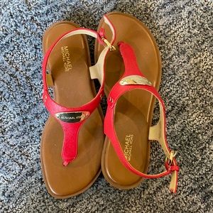 NWOT Michael Kors Thong Sandals